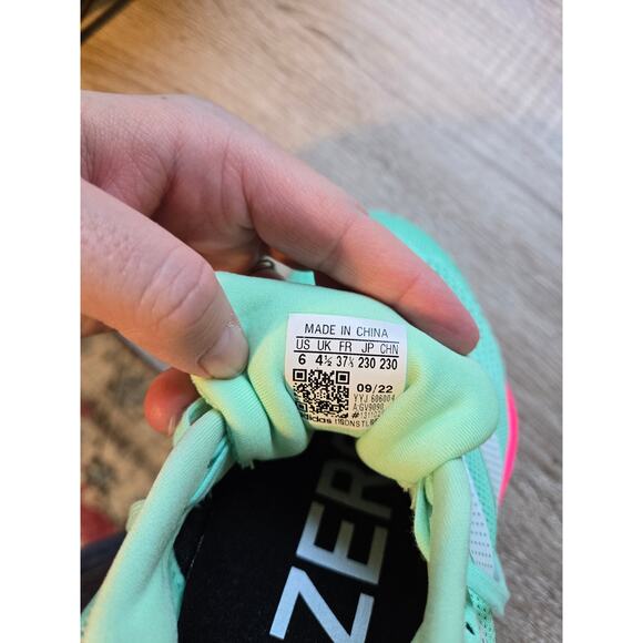 ADIDAS Women's Adizero SL Pulse Mint Lucid Fuchsia Running Shoes Size 6 GV9090 - Picture 10 of 10